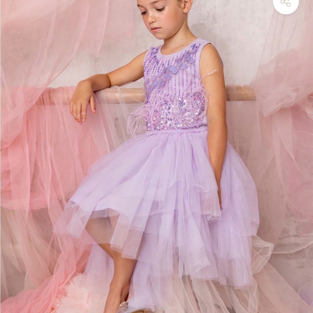 Tutu Du Monde Lilac Sequin dress